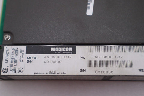 SCHNEIDER ELECTRIC MODICON AS-B806-032