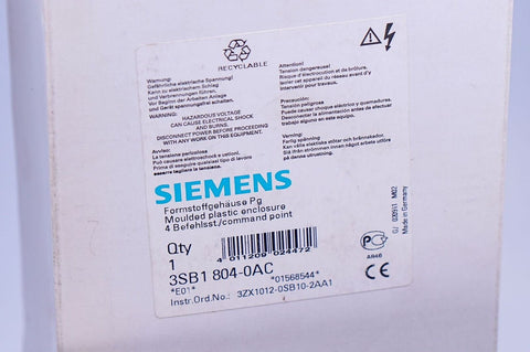 Siemens 3SB1-804-0AC