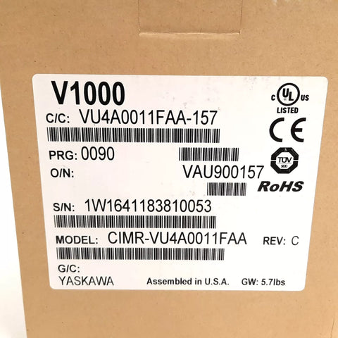 YASKAWA CIMR-VU4A0011FAA