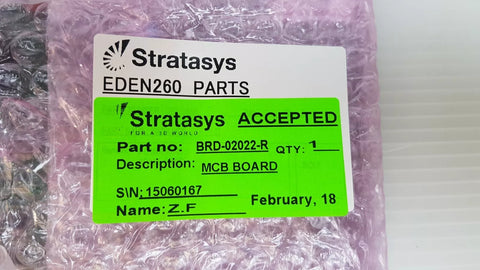 STRATASYS  BRD-02022-R