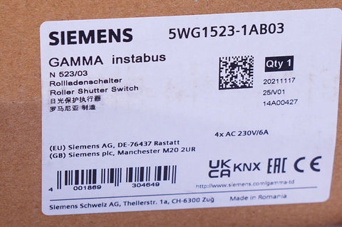 SIEMENS 5WG1523-1AB03