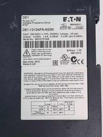 EATON DE1-121D4FN-N20N