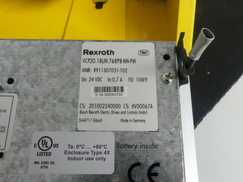 BOSCH REXROTH VCP20.1BUN.768PB-NN-PW