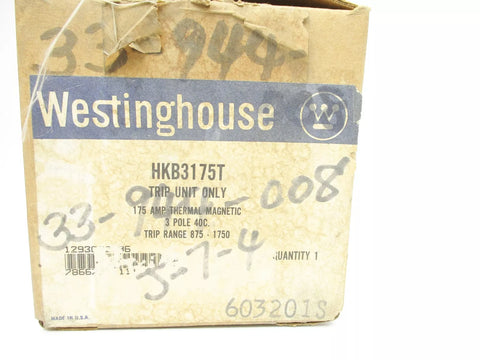 WESTINGHOUSE HKB3175T