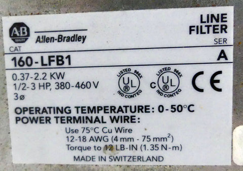 Allen-Bradley 160-BA02NSF1 + 160-LFB1 + 160-DN2