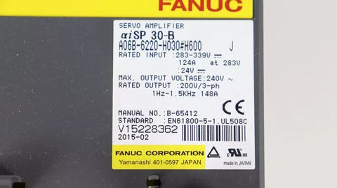 Fanuc A06B-6220-H030#H600