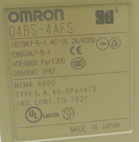 OMRON D4BS-4AFS