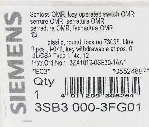 SIEMENS 3SB3000-3FG01