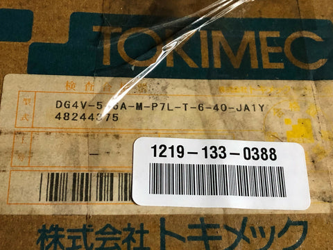 TOKIMEC DG4V-5-6A-M-P7L-T-6-40-JA1Y