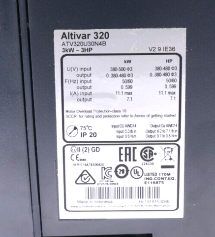 Schneider Electric ATV320U30N4B