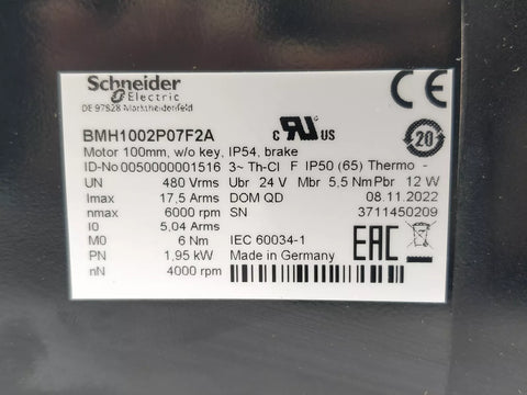 SCHNEIDER ELECTRIC BMH1002P07F2A