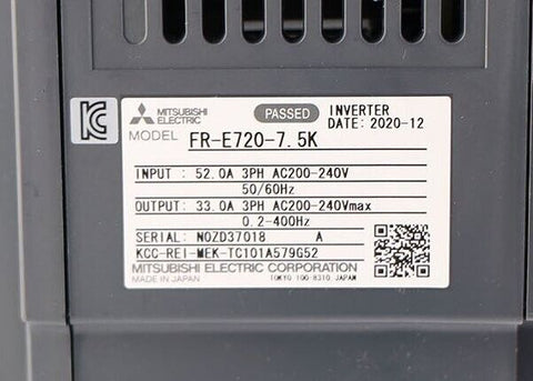 Mitsubishi Electric FR-E720-7.5K