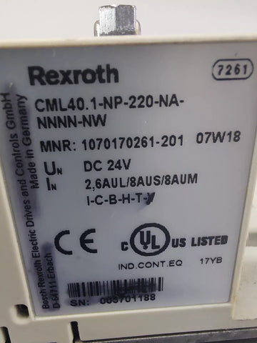 REXROTH 1070170261-201