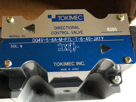 TOKIMEC DG4V-5-6A-M-P7L-T-6-40-JA1Y