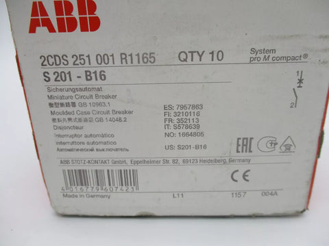 ABB S201-B16