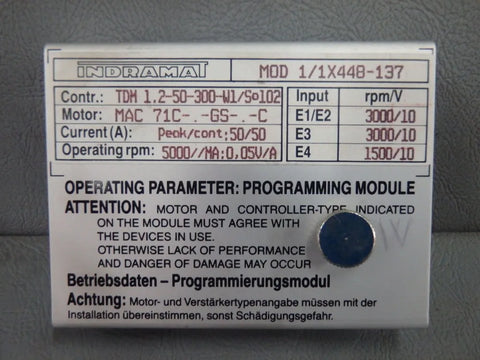 INDRAMAT  MOD1/1X448-137