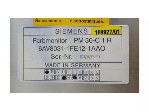 SIEMENS 6AV8031-1FE12-1AA0