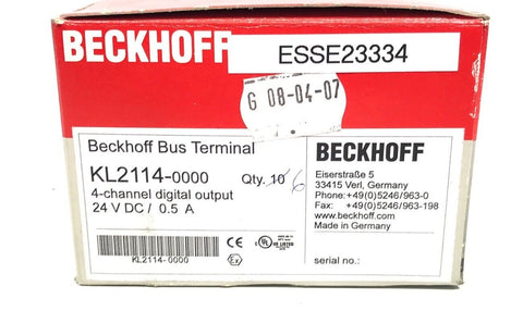 BECKHOFF  KL2114-0000