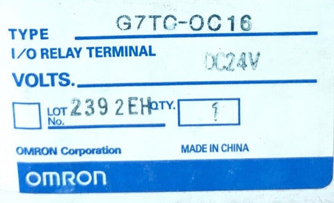 OMRON G7TC-OC16-24VDC