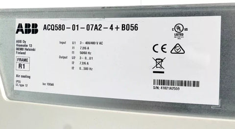 ABB ACQ580-01-07A2-4+B056