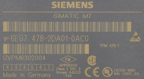 SIEMENS 6ES7478-2DA01-0AC0