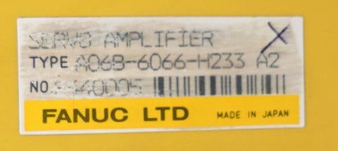 FANUC A06B-6066-H233