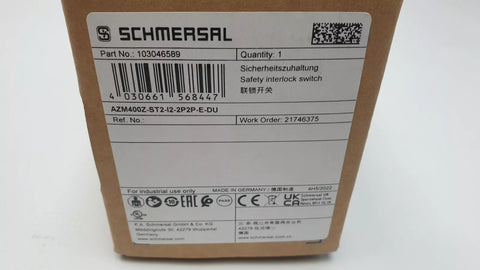 Schmersal AZM400Z-ST2-I2-2P2P-E-DU