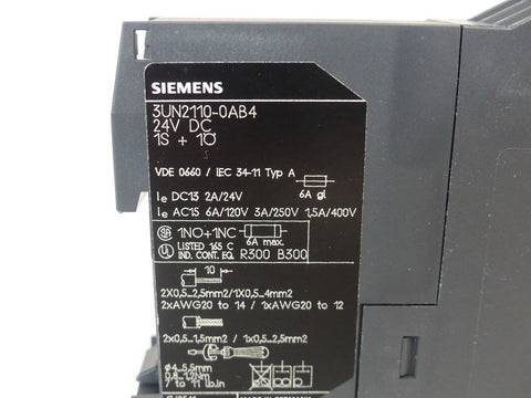 SIEMENS 3UN2110-0AB4