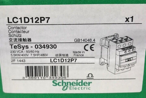 SCHNEIDER ELECTRIC  LC1D12P7