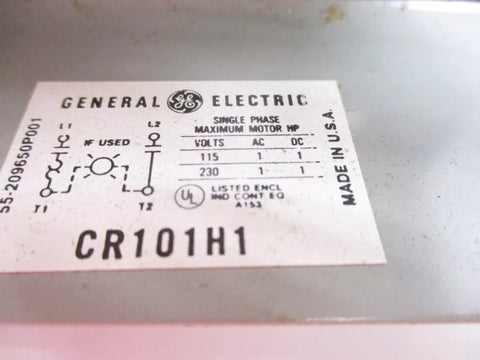 GENERAL ELECTRIC CR101H1