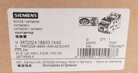 Siemens 3RT2024-1BB40-1AA0