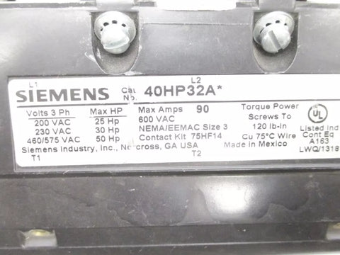 SIEMENS 40HP32AJ