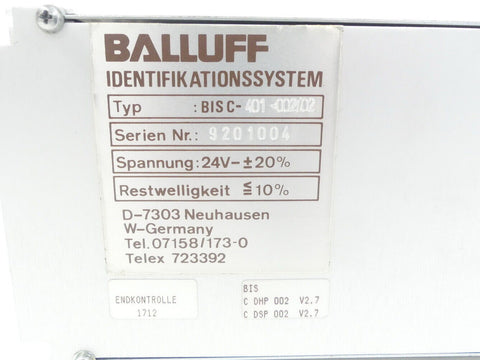 Balluff BIS C-401-002/02