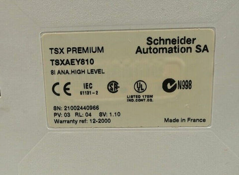 Schneider Electric TSXAEY810