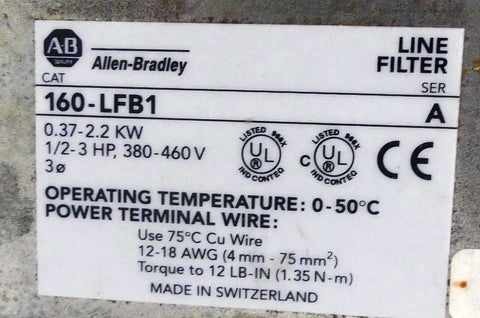 Allen-Bradley 160-BA02NSF1 + 160-LFB1