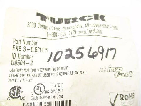 TURCK FKB 3-0.5/14.5