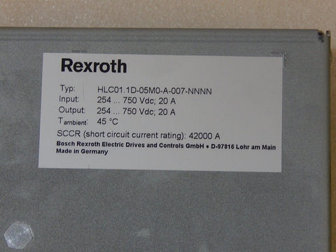 BOSCH REXROTH HLC01.1D-05M0-A-007-NNNN