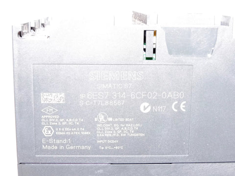 SIEMENS 6ES7314-6CF02-0AB0