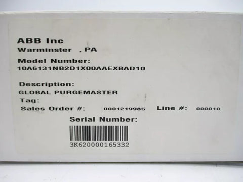 ABB 10A6131NB2D1X00AAEXBAD10