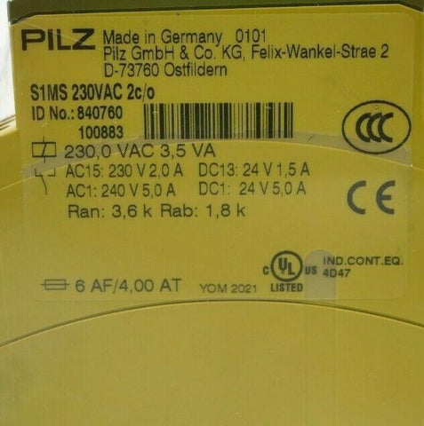 PILZ 840760