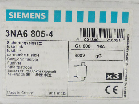 SIEMENS 3NA6805-4