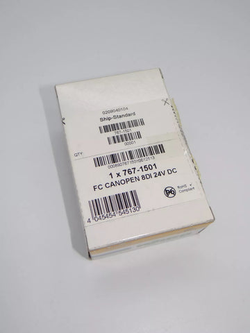 WAGO 767-1501 | CANopen fieldbus coupler; 8DI DC 24 V