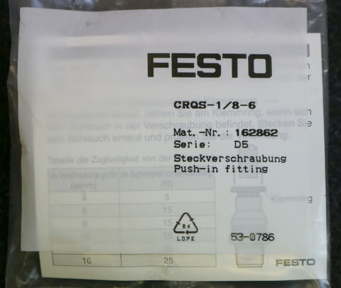 FESTO CRQS-1/8-6