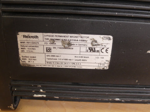 BOSCH REXROTH MAC090C-0-KD-3-C/110-A-1/S001