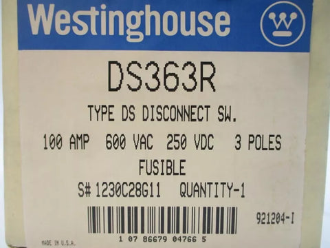 WESTINGHOUSE DS363R