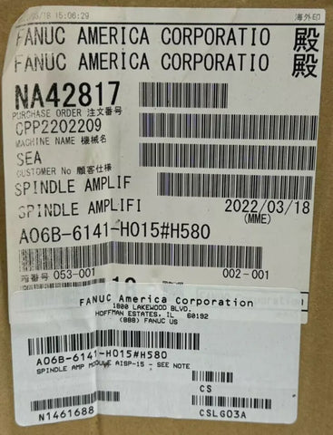 FANUC A06B-6141-H015#H580