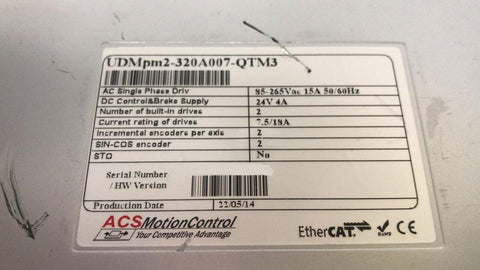 ACS UDMpm2-320A007-QTM3