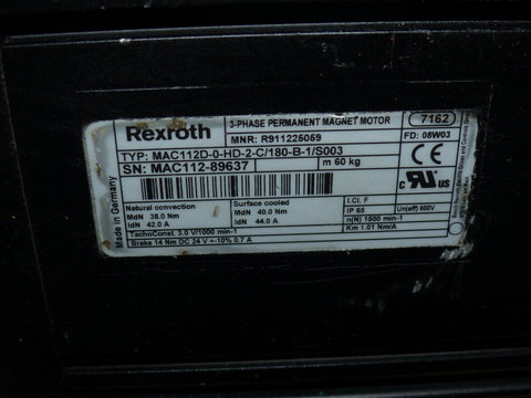 BOSCH REXROTH MAC112D-0-HD-2-C/180-B-1/S003