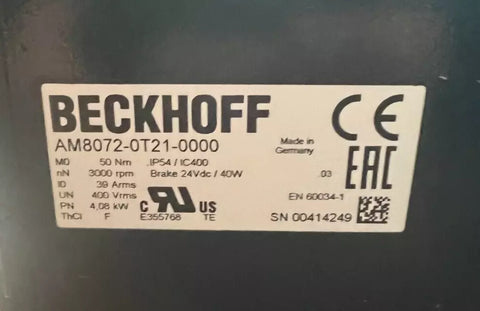 Beckhoff AM8072-0T21-00 00