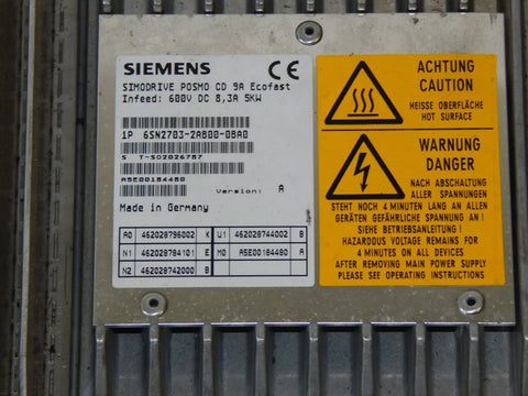 SIEMENS 6SN2703-2AB00-0BA0